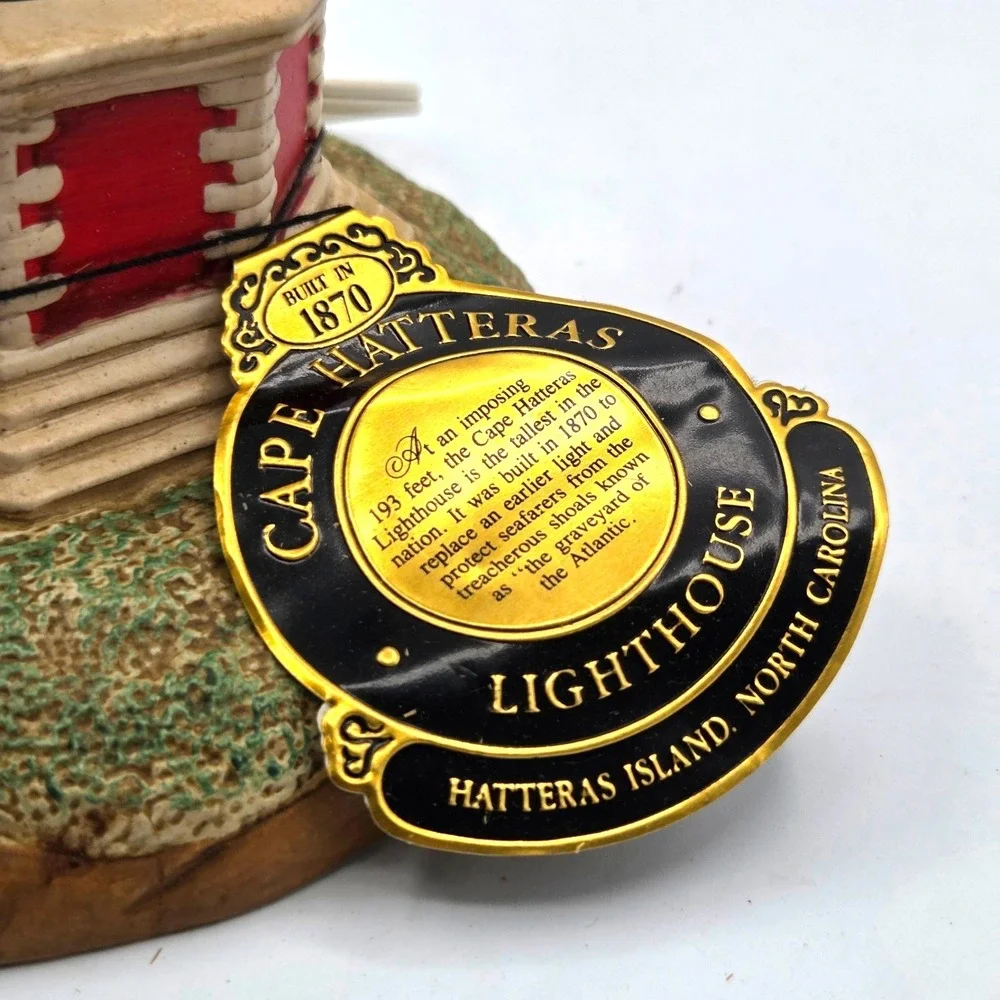Lefton Cape Hatteras NC Porcelain Lighted Historic Lighthouse 1993 Nautical